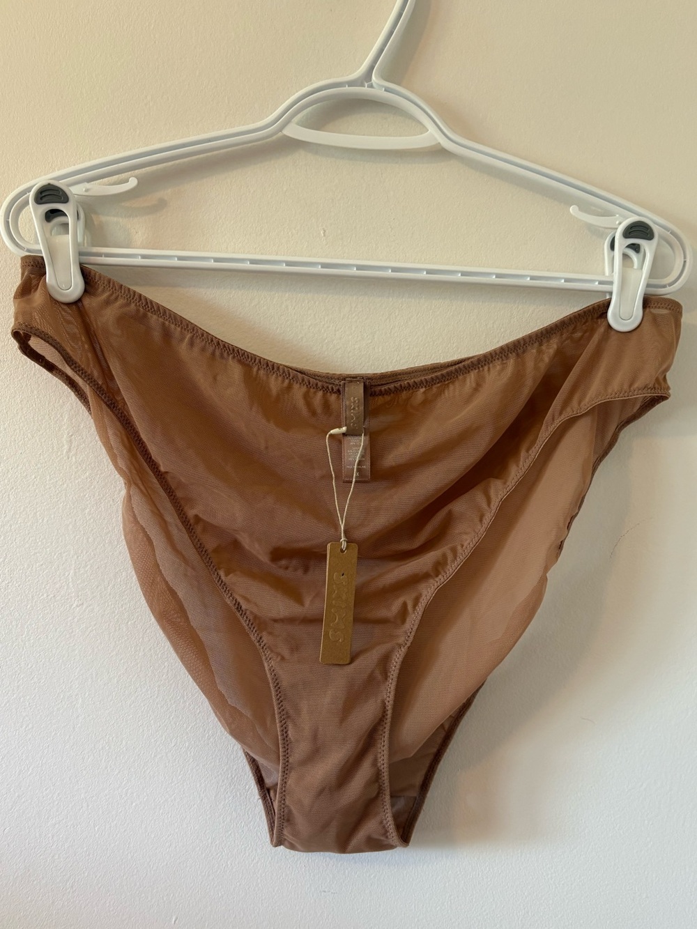 NWT SKIMS Mesh Cheeky High Cut Brief 4X